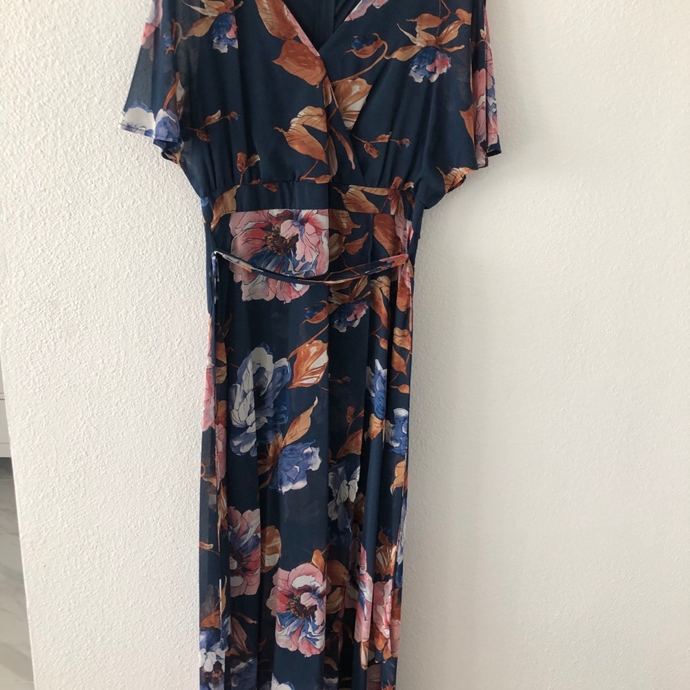 Luxolgy long floral dress